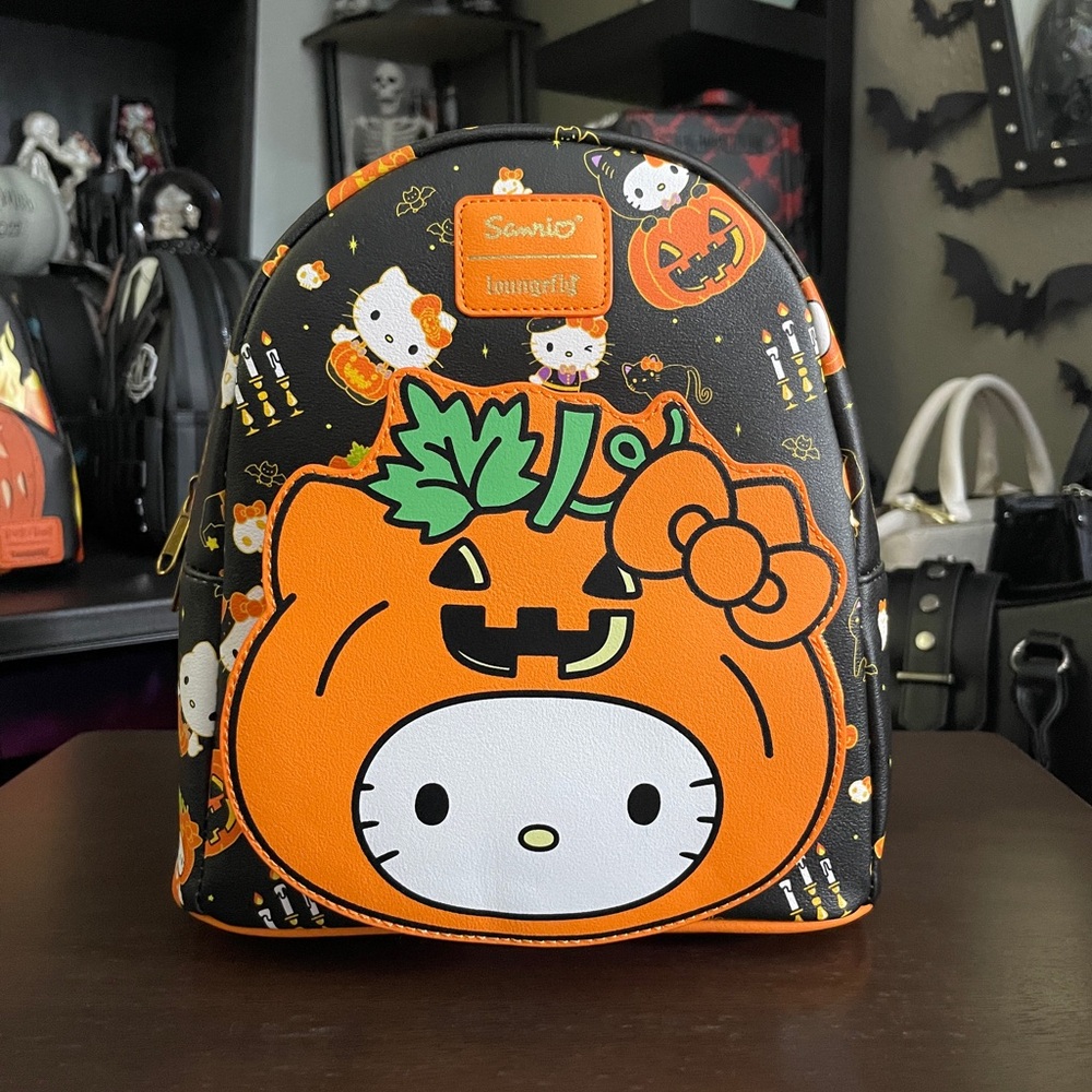 Loungefly Hello Kitty Pumpkin Mini Backpack